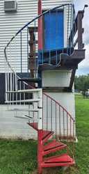 Apply overcoat of paint to spiral staircase - $100 Value