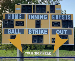 Freedom Field: Scoreboard  (Between Posts)