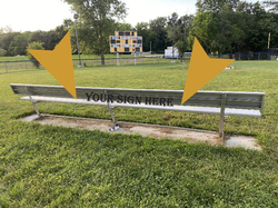 Freedom Field: Player's West Bench Backrest (Facing Spectators)