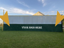 Locke Field: Outfield Fence  (Below Semi-trailer)