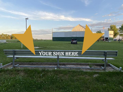 Locke Field: Player's West Bench Backrest  (Facing Spectators)