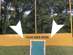 Montesquieu Field: Backstop  (Bottom portion) 