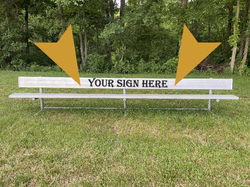 Montesquieu Field: Player's Bench Backrest  (Facing Field of Play)
