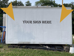 Montesquieu Field: Outfield Fence  (Storage Building (South side))